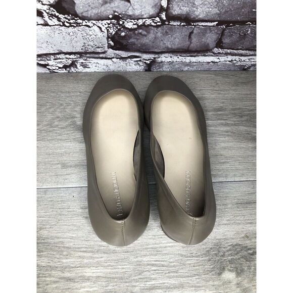 ENZO ANGIOLINI Gray Lydian Slip On Leather Ballet Flats Women’s Sz 6.5M US/37EU - Picture 5 of 16